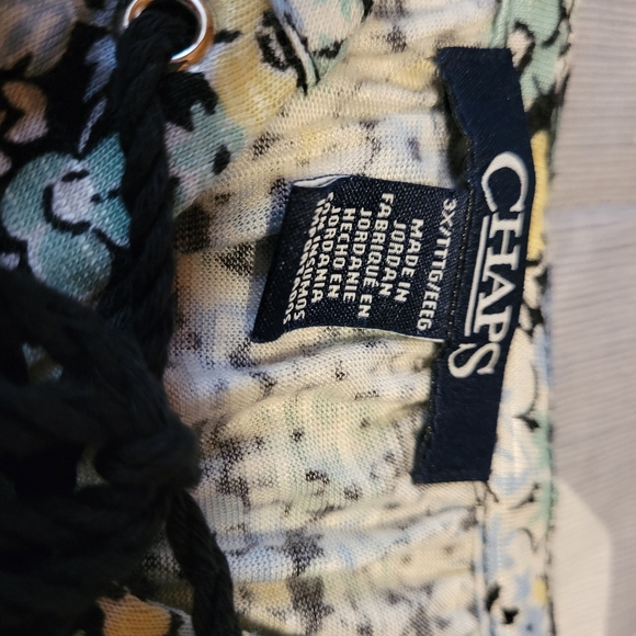 NWT Chaps Women's Floral S/S Shirt Size 3X - Picture 5 of 7